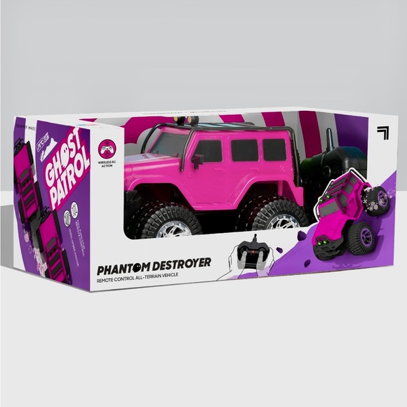 RC All-Terrain Phantom Destroyer Toy Car, Off Road Action Rugged Roll Bar Design - Picture 2 of 9